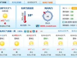 杭州天气预报一周7天详情（杭州天气预报一周7天详情图片）