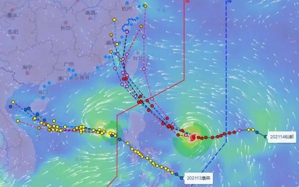 双台风康森灿都夹击,今年第13、14号台风如何影响我国? 双台风康森灿都夹击,今年第13、14号台风如何影响我国?