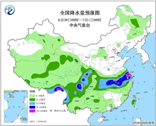 看懂全国1-7天降水量预报图,掌握未来一周晴雨动向 看懂全国1-7天降水量预报图,掌握未来一周晴雨动向